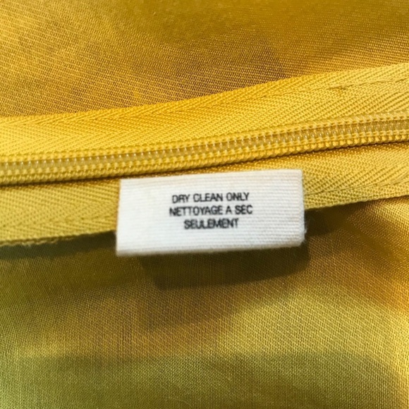 Anthropologie Floreat Mustard Yellow Tank Top Crochet Size 8 Sleeveless Blouse - Picture 9 of 11